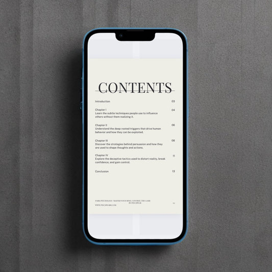 Dark Psychology: Master Your Mind, Control the Game E-book